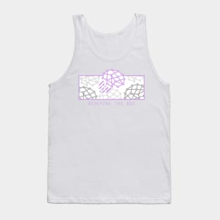 Think out of the box brain cartoon Tank Top